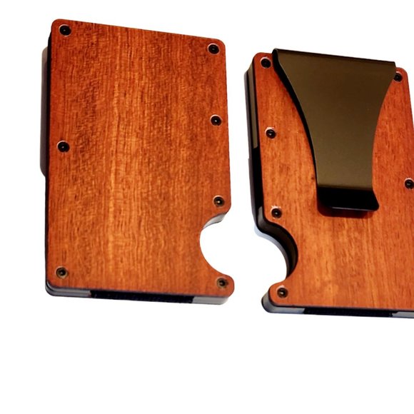 RFID Thin Wallet Credit card / Cash Holder / Color & Finish Variations - Picture 2 of 10